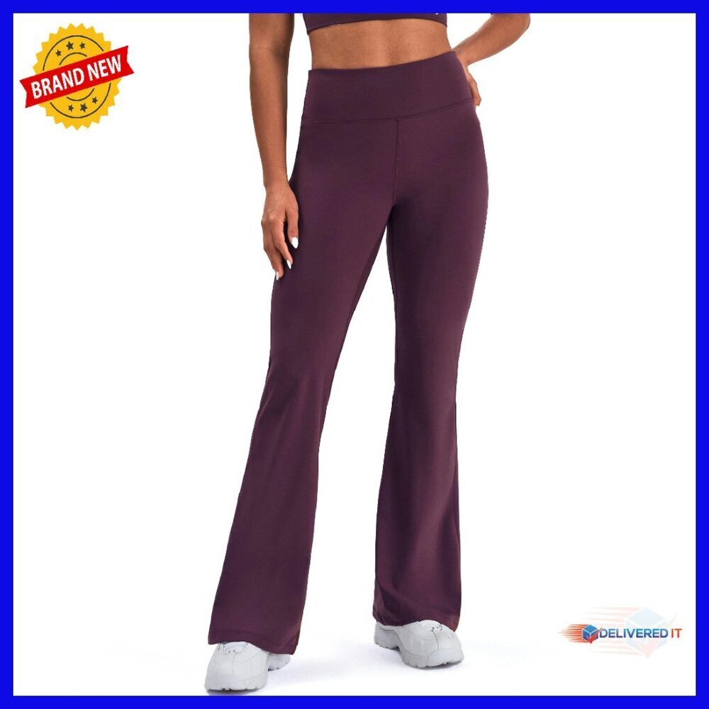 High Waist Wide Leg Bootcut Yoga Pants 32" Lounge Activewear